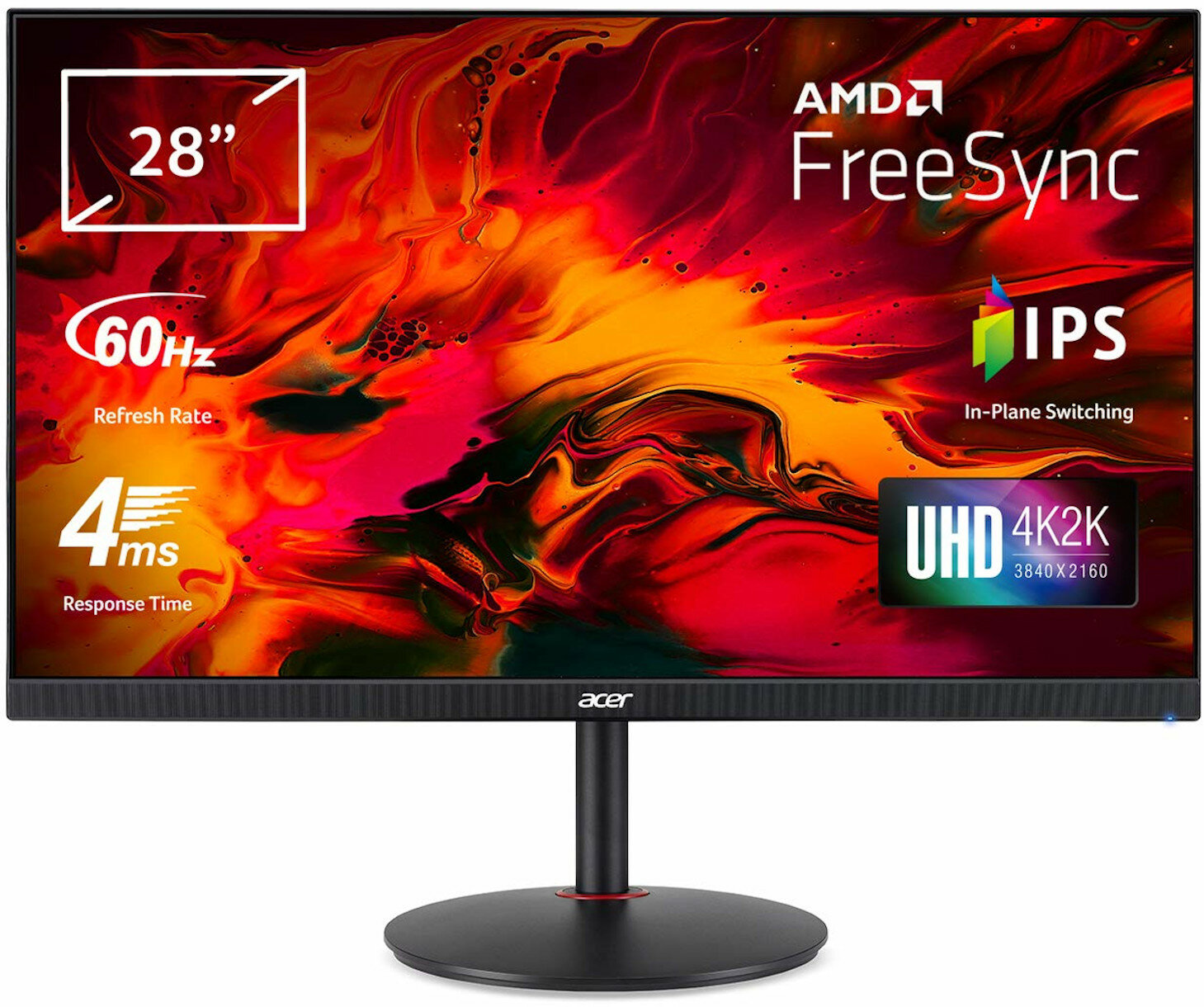 ACER Nitro XV280K 28 3840x2160px IPS 4 Ms Monitor Niskie Ceny I