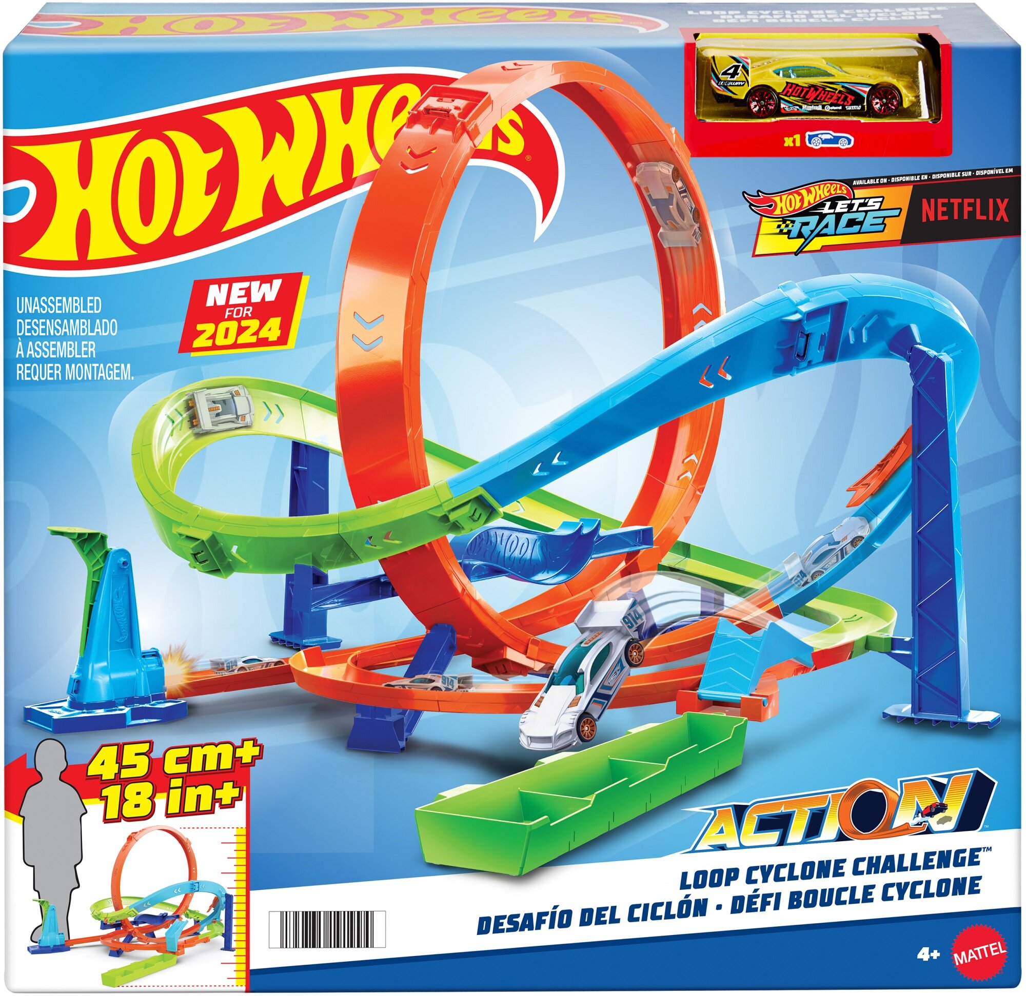 Hot Wheels Action Zakręcone tornado HTK16 Tor niskie ceny i opinie w Media Expert