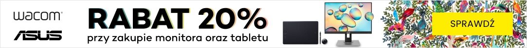 ASUS - WACOM - Rabat 20% przy zakupie monitora oraz tabletu