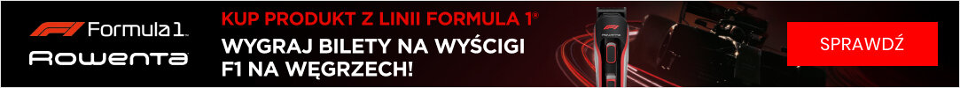 60 - Kup produkt z linii Formuła 1 - Wygraj bilety na wyścigi F1 na Węgrzech!