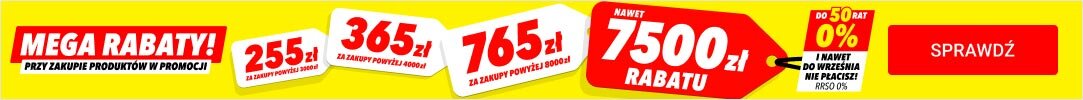 3582 - MEGA RABATY - zyskaj nawet 7500 zł rabatu przy zakupie produktów objętych promocją!