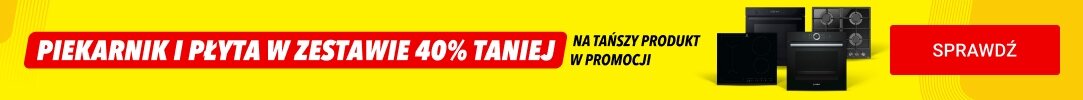 Piekarnik i płyta w zestawie 40% taniej na tańszy produkt w promocji