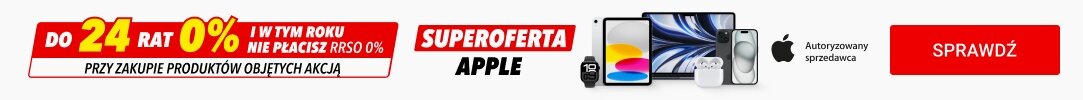 4412  Do 24 rat 0% i w tym roku nie płacisz na produkty Apple objęte akcją