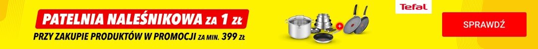 Patelnia naleśnikowa za 1zł przy zakupie produktów w promocji za min. 399zł