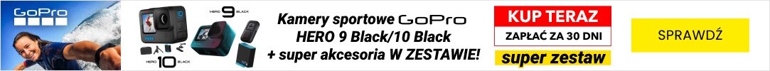 GOPRO - Kamery sportowe GOPRO HERO 9 Black/10 Black + Zestaw akcesoriów