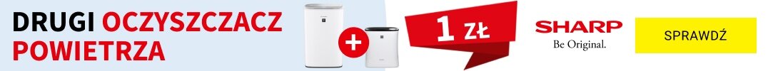 SHARP - Oczyszczacz powietrza za 1 zł