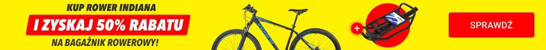 INDIANA - VOGEL - Zyskaj 50% rabatu na bagażnik rowerowy!