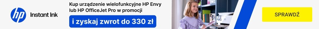 HP - Podwójny zwrot z subskrypcją HP Instant Ink | Kup drukarkę HP Envy lub HP OfficeJet Pro objętą promocją i odbierz zwrot do 330 zł*