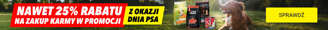 Zyskaj nawet 25% rabatu z okazji Dnia Psa