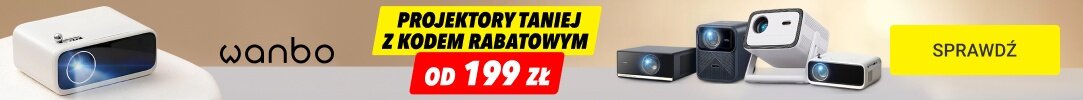WANBO - Projektory taniej z kodem rabatowym od 199 zł