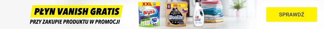 VANISH - Płyn vanish gratis przy zakupie produktu w promocji