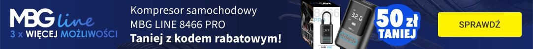 MGB - Kompresor samochodowy taniej z kodem rabatowym!