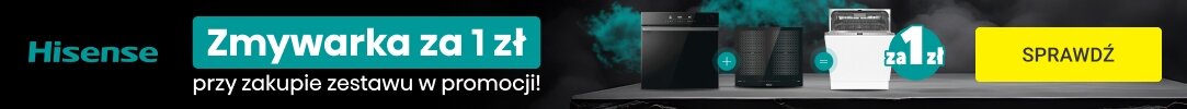 HISENSE - Zmywarka za 1 zł