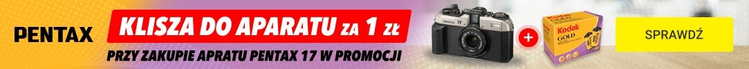 PENTAX - Klisza do aparatu za 1 zł