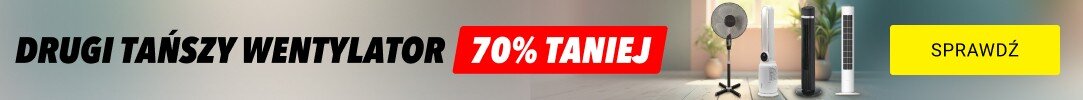 Drugi tańszy wentylator 70% taniej