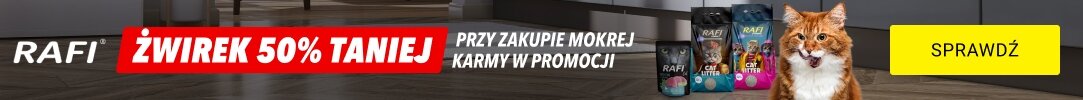 RAFI - Żwirek 50% taniej