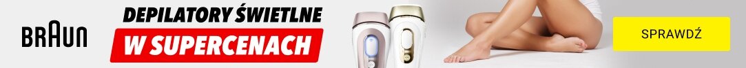 BRAUN - Depilatory świetlne w supercenach