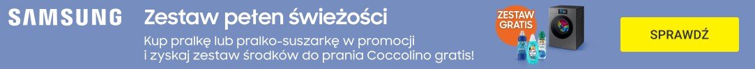 SAMSUNG - Zestaw pełny świeżości. Kup wybraną pralkę lub pralko-suszarkę Samsung i odbierz zestaw środków do prania Coccolino w prezencie