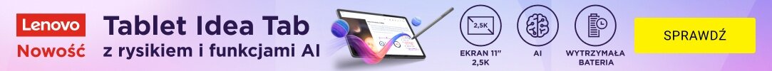 LENOVO - Idea Tab z rysikiem i funkcjami AI
