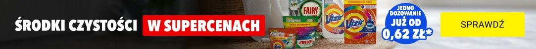 Środki czystości w supercenach!