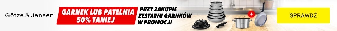 GÖTZE & JENSEN - Garnek lub patelnia 50% taniej!
