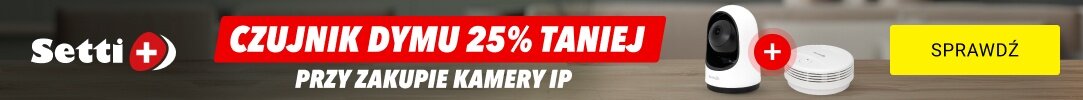 SETTI+ - Czujnik dymu 25% taniej