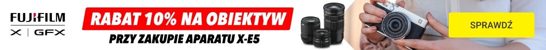 FUJIFILM - Rabat 10% na obiektyw Fujinon