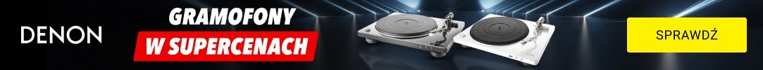 DENON - Gramofony w supercenach!