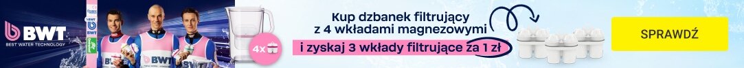 BWT - 3 wkłady filtrujące za 1zł!