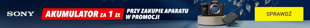 SONY - Dodatkowy akumulator za 1 zł