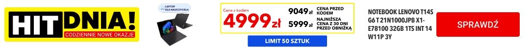 HIT DNIA / OFERTA DNIA - Produkty dnia - oferta na 7 dni