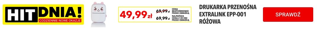 HIT DNIA / OFERTA DNIA - Produkty dnia - oferta na 7 dni
