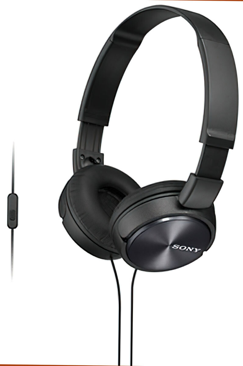 SONY MDRZX310APB z mikrofonem Czarny Słuchawki nauszne