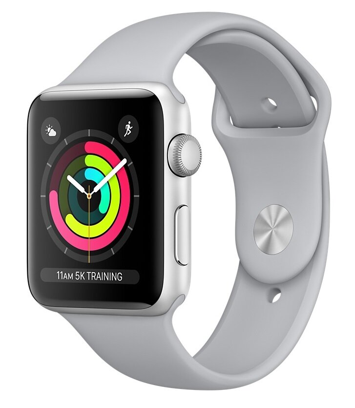 Apple Watch -  Apple Watch Series3 38mm シルバー APPLE Watch 3 GPS 38mm koperta z aluminium (srebrny) + pasek