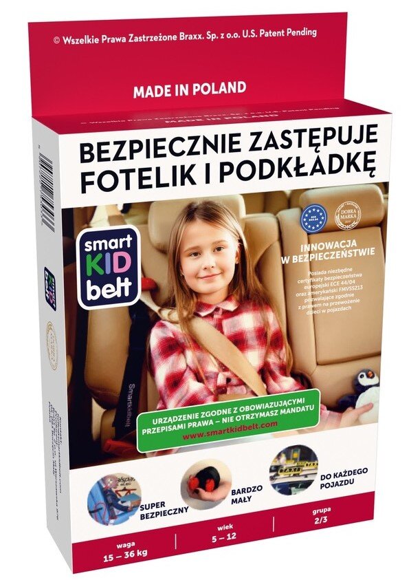 SMART KID BELT zamiast fotelika i podkładki 15 - 36 kg Pas ...