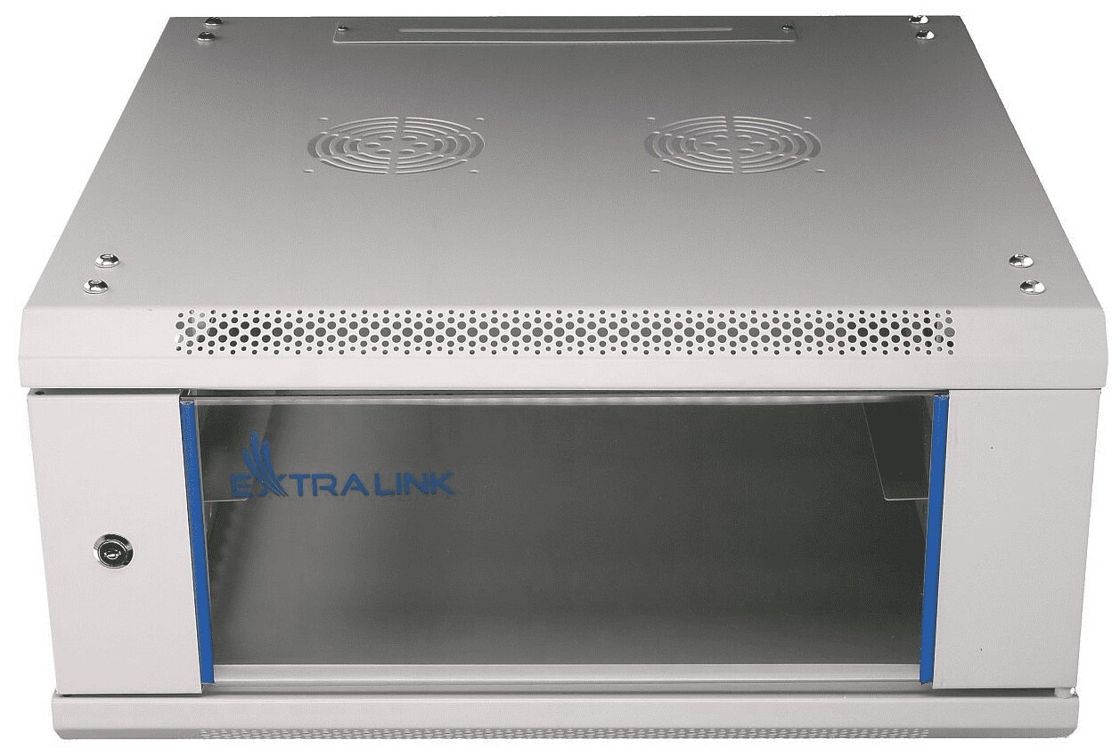 Szafa RACK EXTRALINK 19" 4U EX.8543 600 x 600 mm, Wisząca Szary