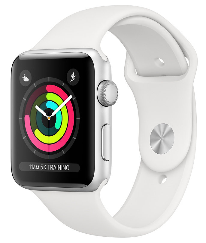 【正規通販】 APPLE Watch 3 GPS 42mm koperta z aluminium (srebrny) + pasek 時計