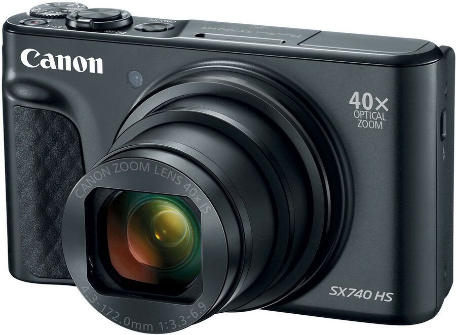 豪華で新しい SX740 PowerShot CANON HS optyczny zoom 40x 20.3Mpix, Czarny, コンパクトデジタルカメラ