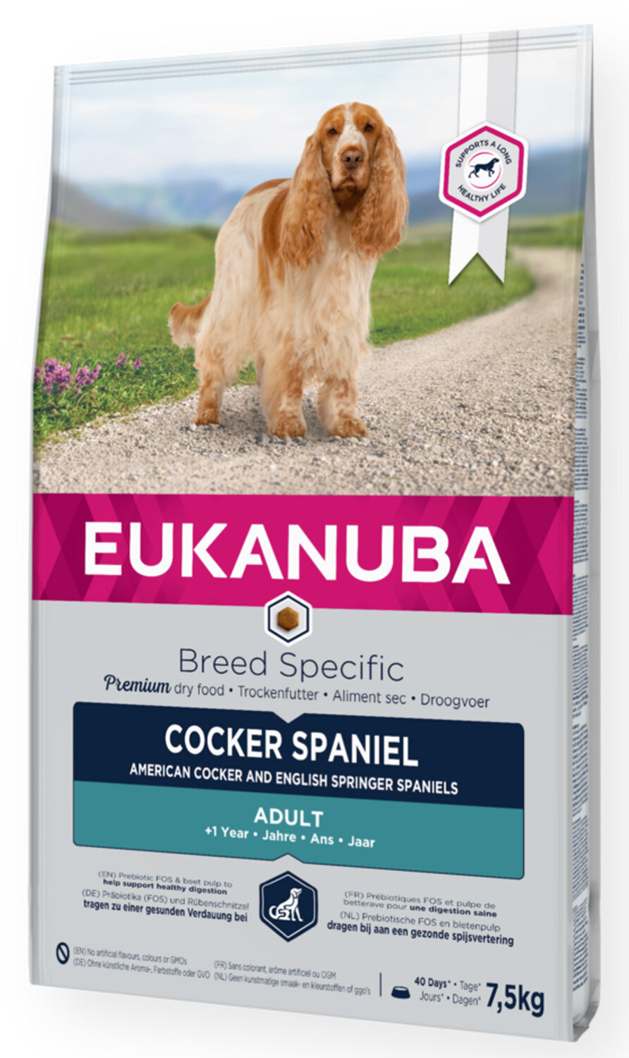EUKANUBA Breed Specific Adult Cocker Spaniel Kurczak 7.5 kg Karma dla ...