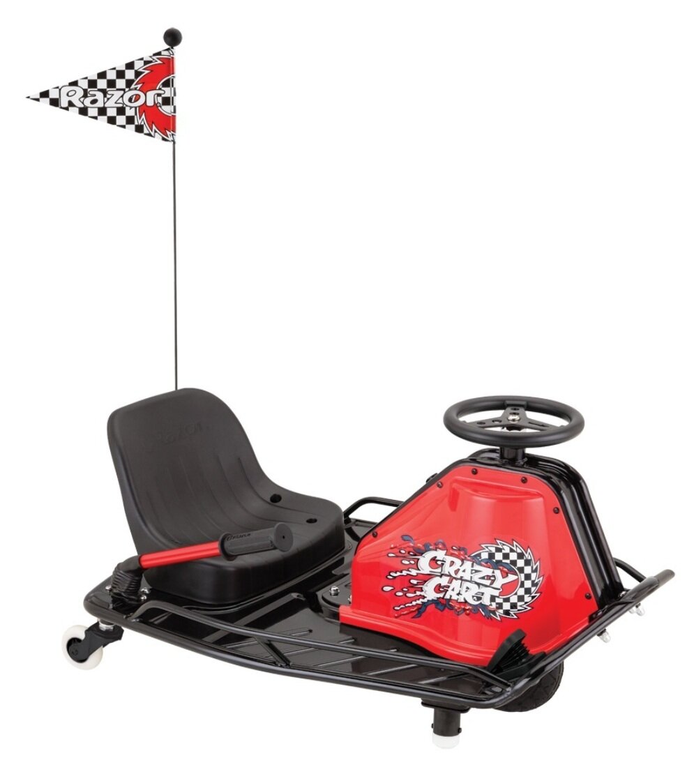 RAZOR Crazy Cart 25173860 Czarno czerwony Pojazd elektryczny
