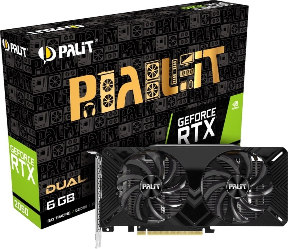 新作人気モデル 6GB Dual 2060 RTX GeForce PALIT Karta niskie - graficzna グラフィックボード・グラボ・ビデオカード