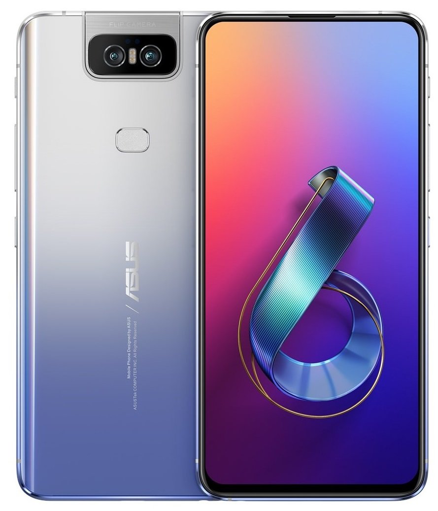 ASUS - ASUS zenfone6  6GB / 128GB シルバー 、ブラック２台 ASUS Zenfone 6 6/128GB 6.4