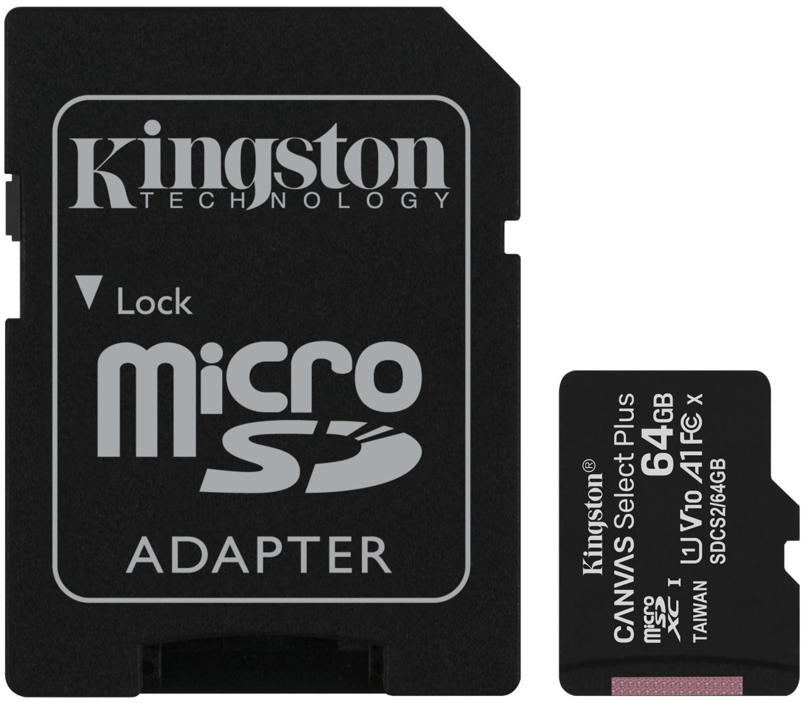 KINGSTON Canvas Select Plus microSDXC 64GB + Adapter Karta