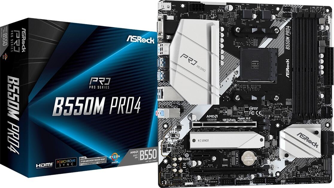 ASROCK B550M Pro4 Płyta główna - niskie ceny i opinie w