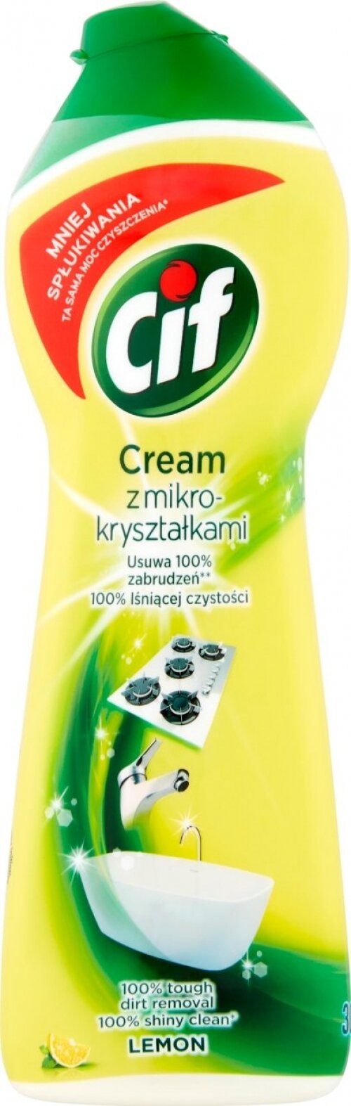 Mleczko do czyszczenia CIF Cream Lemon 780 ml