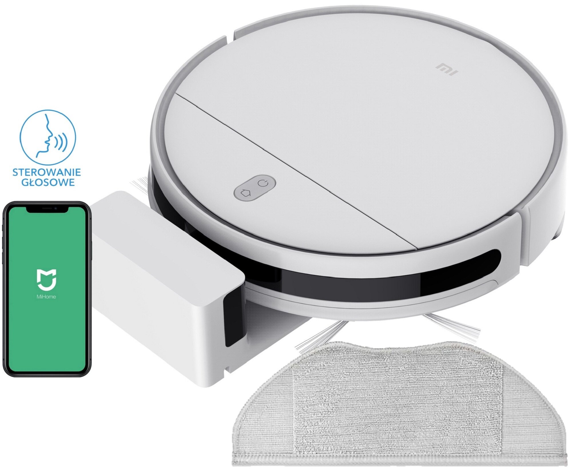 XIAOMI Mi Robot Vacuum-Mop Essential MJSTG1 Robot sprzątający - niskie ...