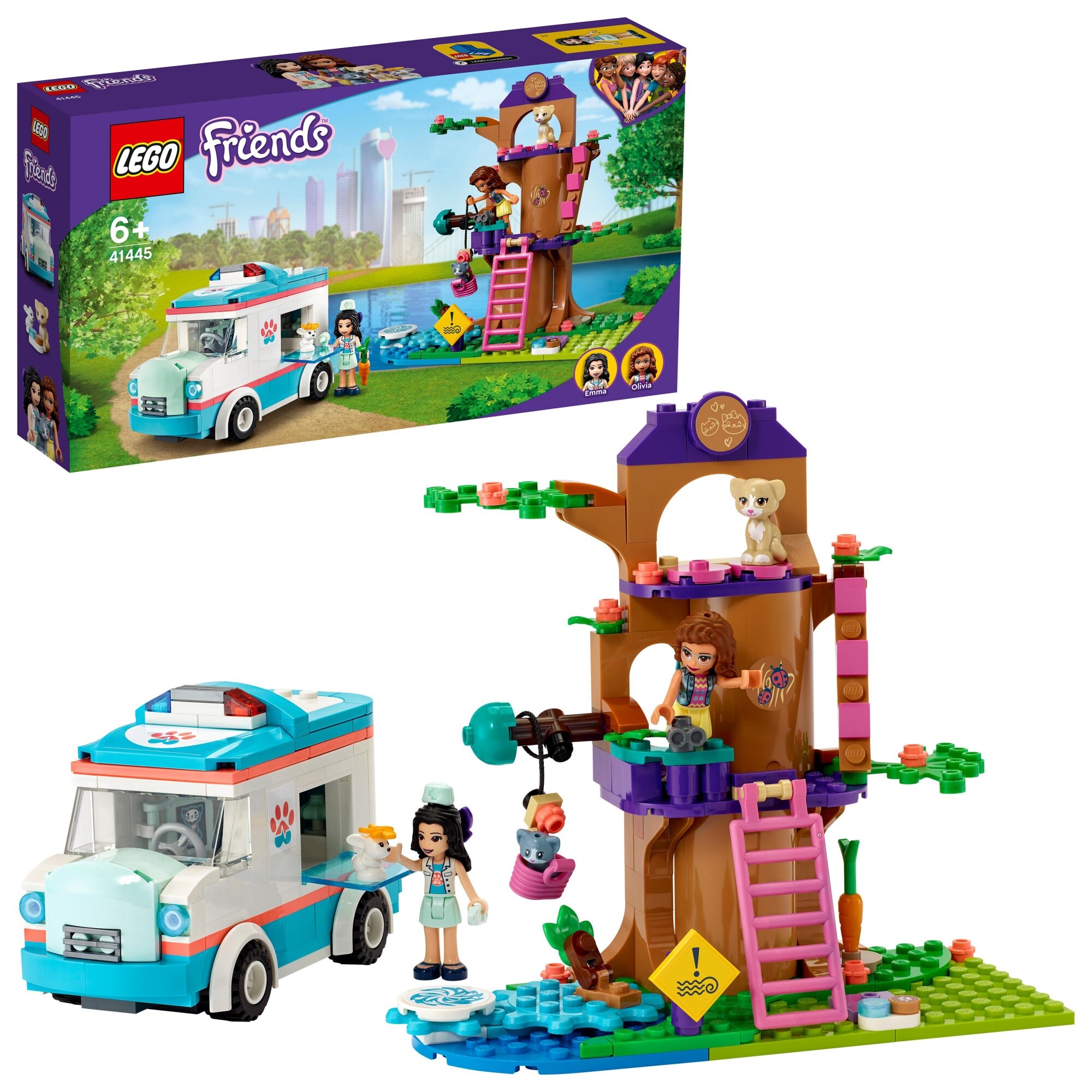 LEGO Friends Karetka weterynaryjna 41445 niskie ceny i opinie w Media