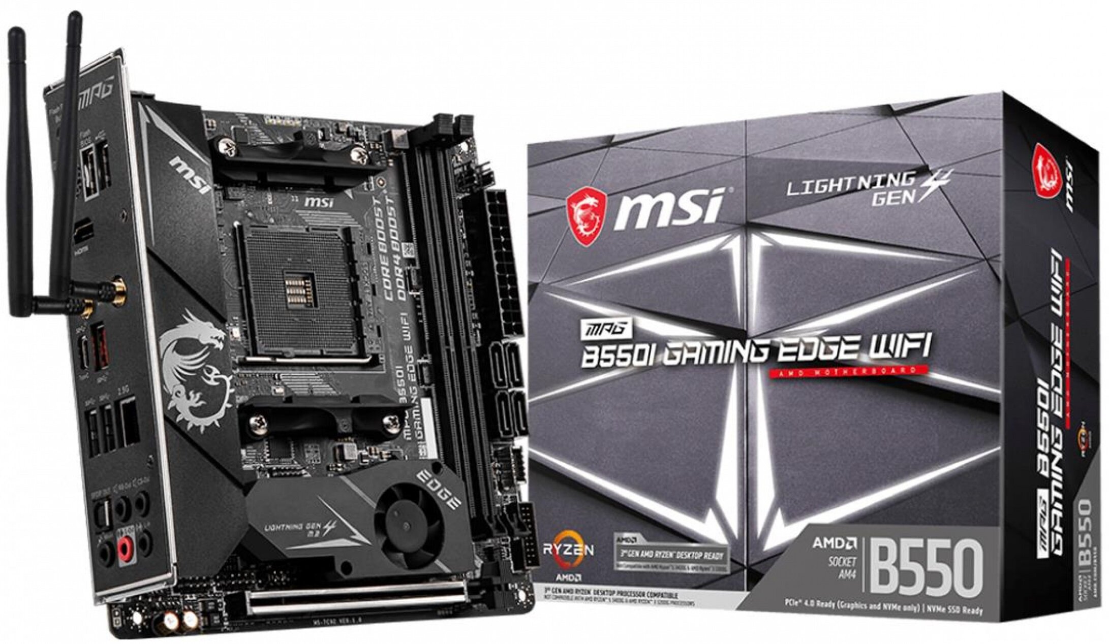 マザーボード MSI MPG B550I GAMING EDGE MAX WIFI Amazon | MSI MPG B550I GAMING EDGE MAX WIFI マザーボード