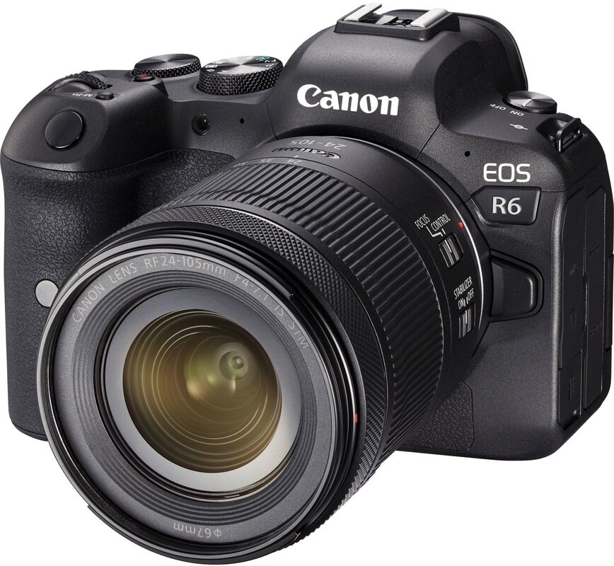 Canon - よーへい　Canon EOS R6 CANON EOS R6 Czarny + Obiektyw RF 24-105 mm f/4-7.1 IS STM