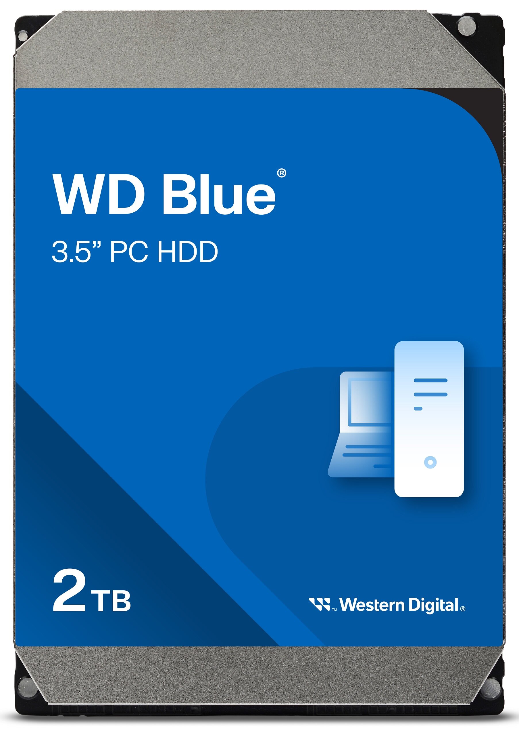 【GINGER掲載商品】 WD Blue 2TB 3.5 内蔵型ハードディスクドライブ